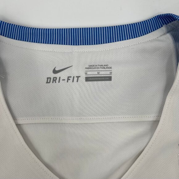 Nike White Blue Team USA Short Sleeve Soccer Jersey | Size M - Picture 9 of 11